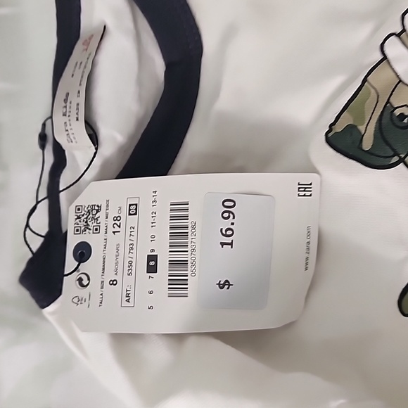 Long sleeve zara tshirt - Picture 2 of 3